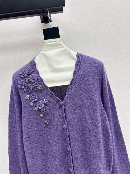 Chan 25fw knitted cardigan