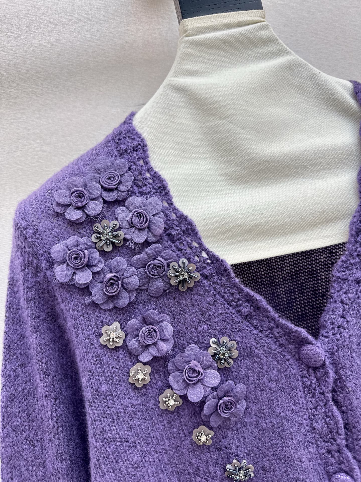 Chan 25fw knitted cardigan