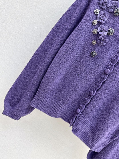 Chan 25fw knitted cardigan