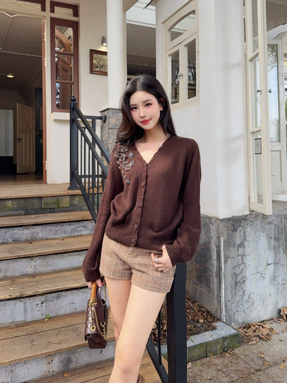 Chan 25fw knitted cardigan