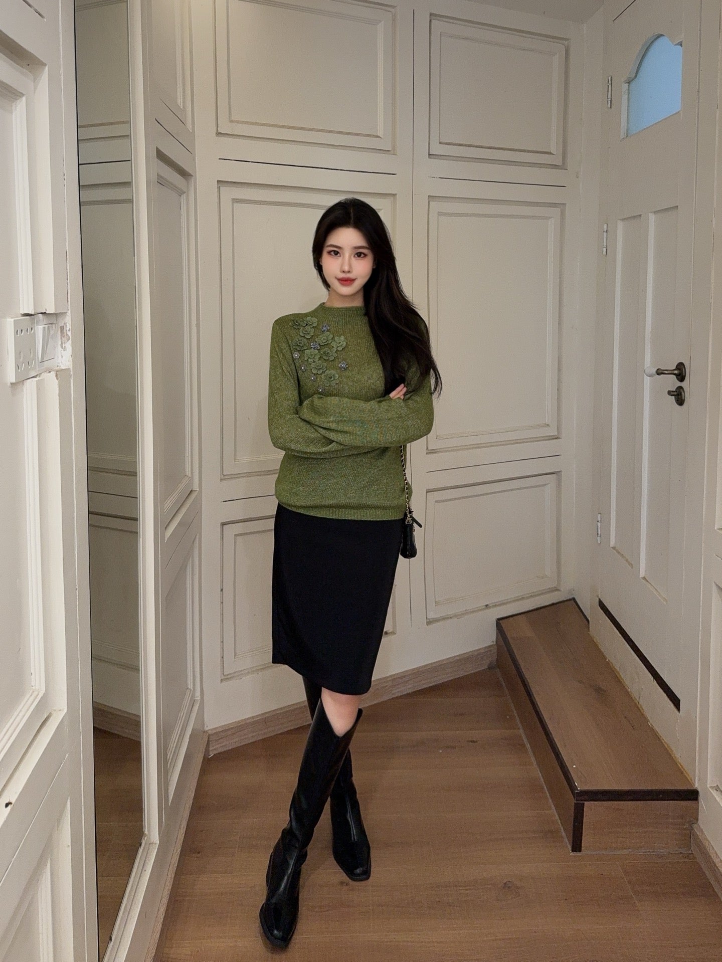 Chan 25fw knitted sweater