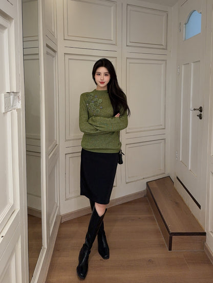 Chan 25fw knitted sweater