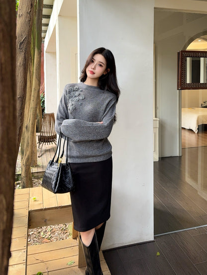 Chan 25fw knitted sweater