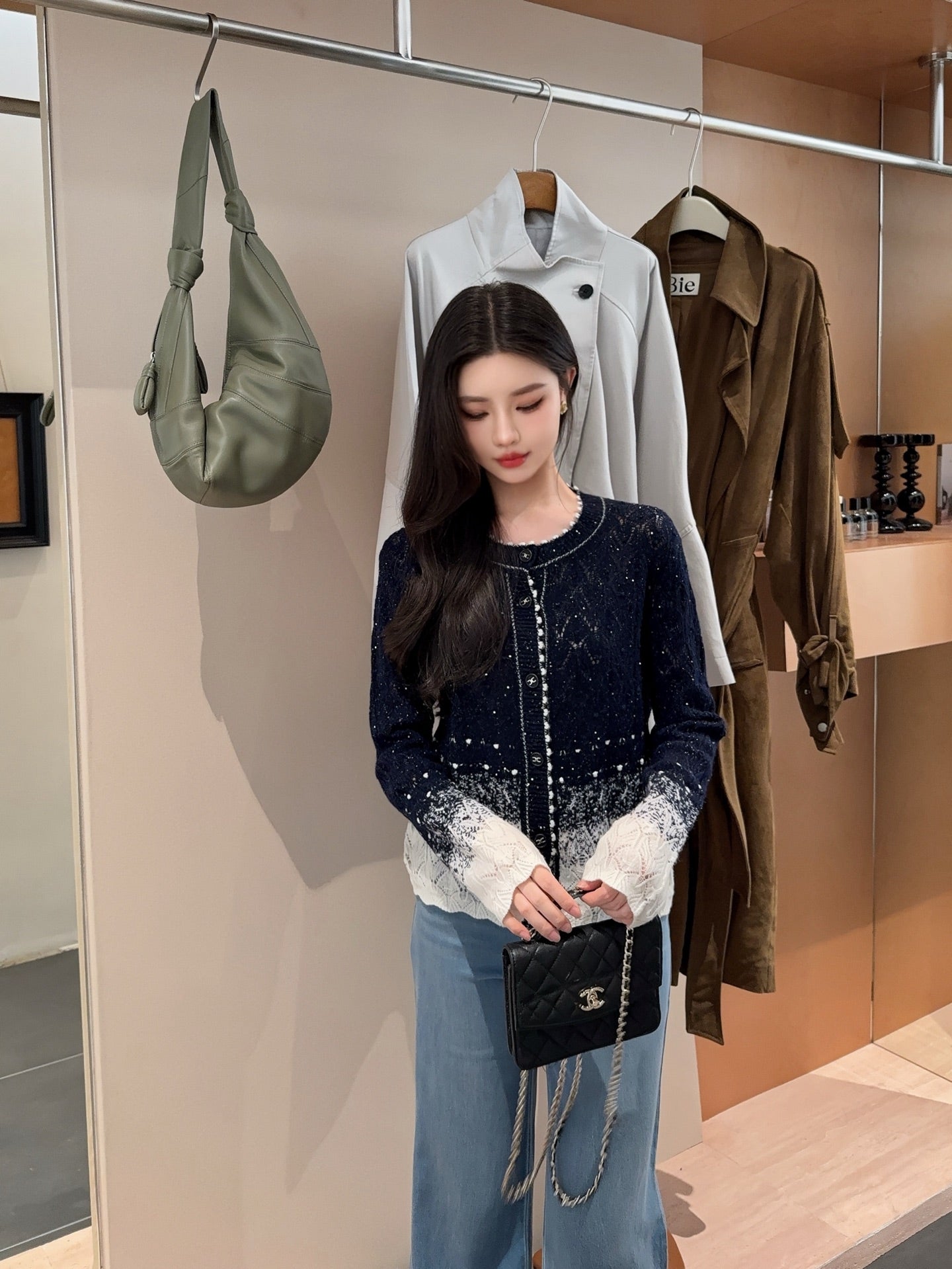Chan 25fw buling cardigan