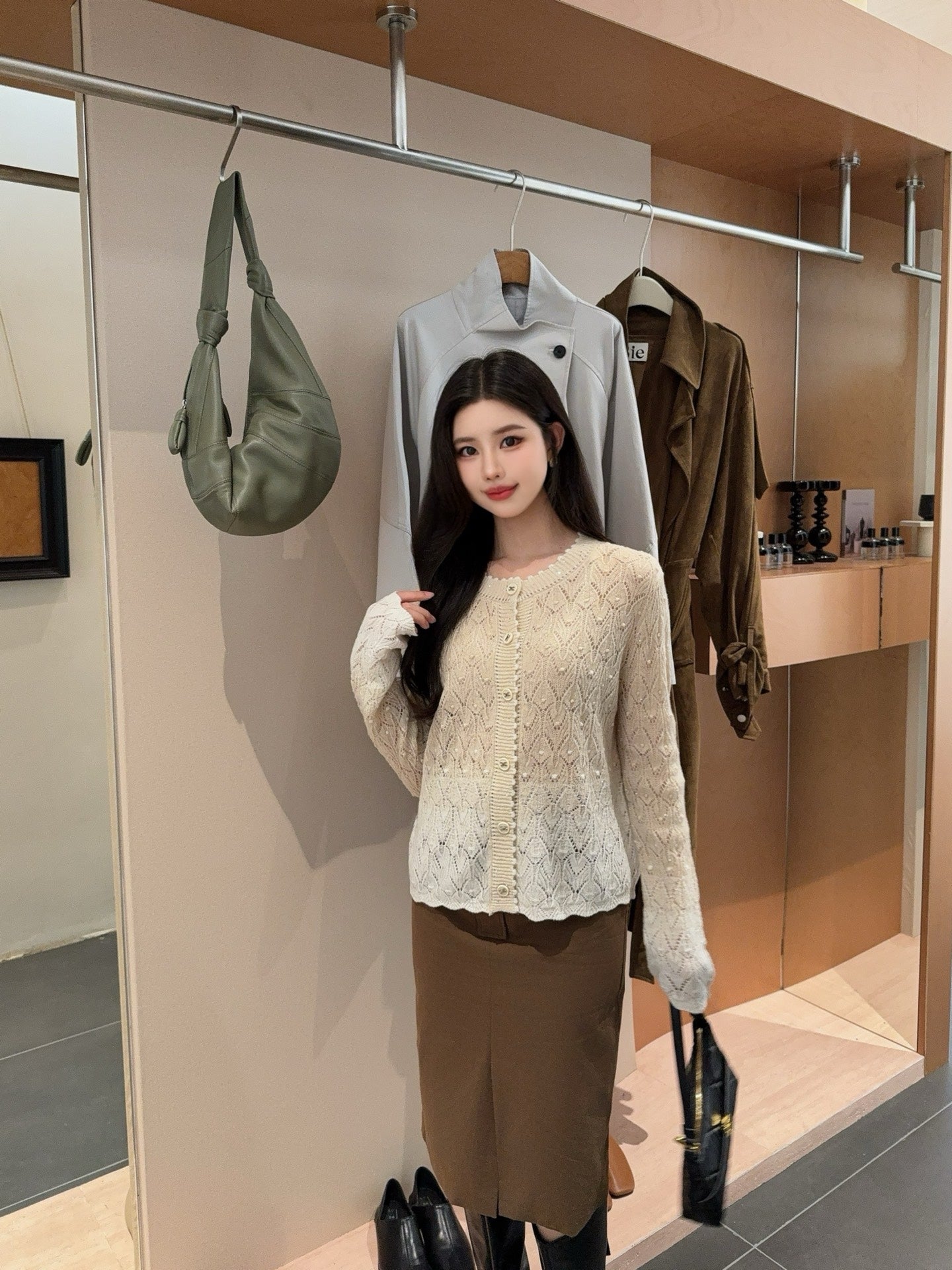 Chan 25fw buling cardigan