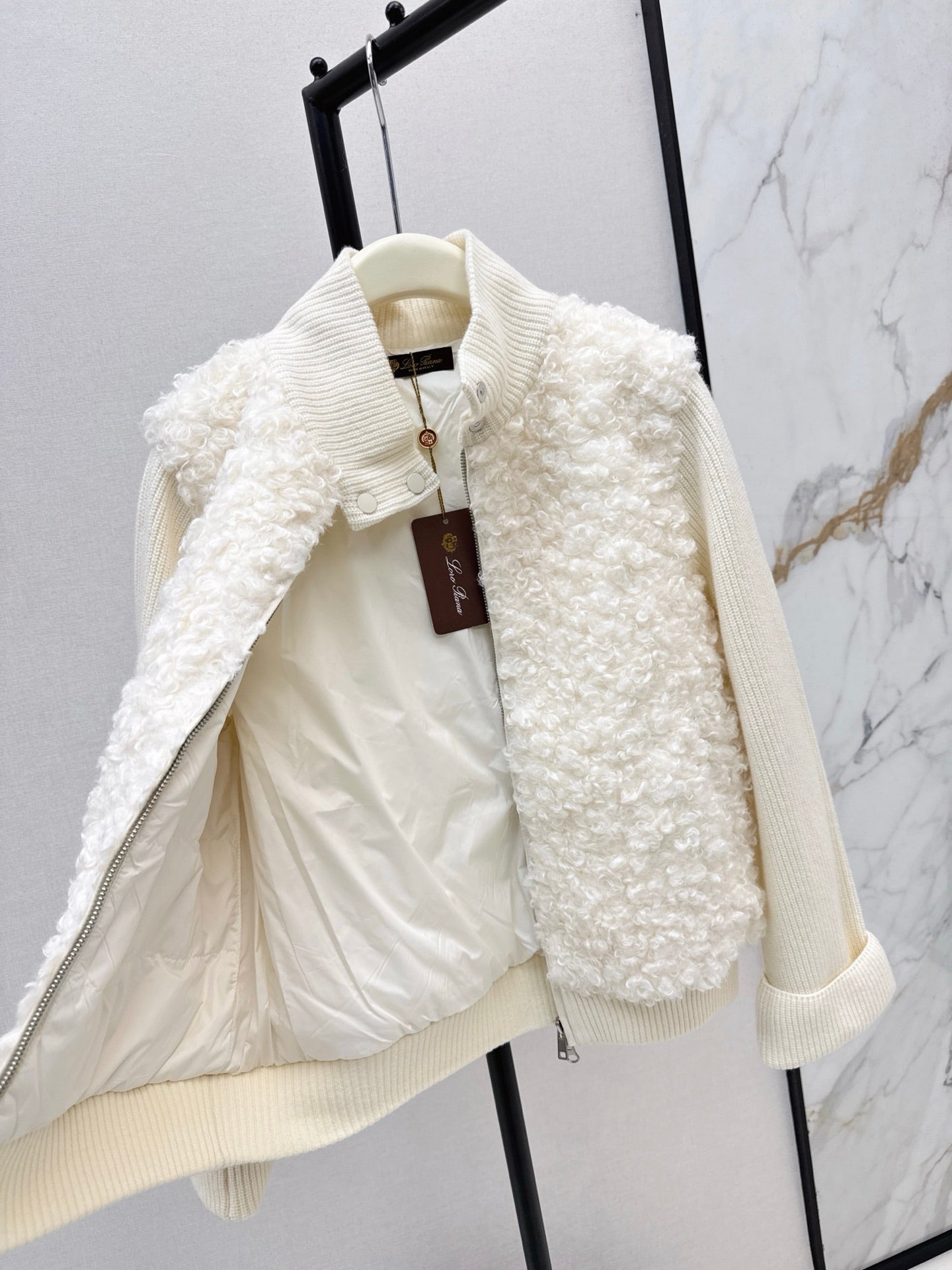 Loro 25fw patchwork jacket