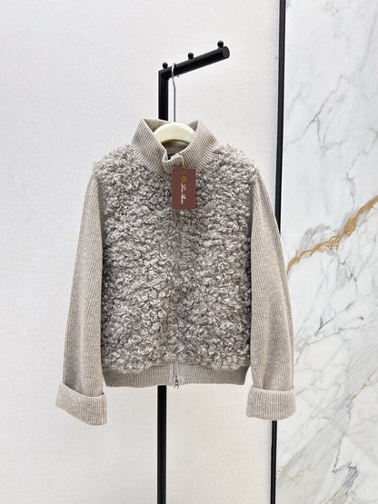 Loro 25fw patchwork jacket
