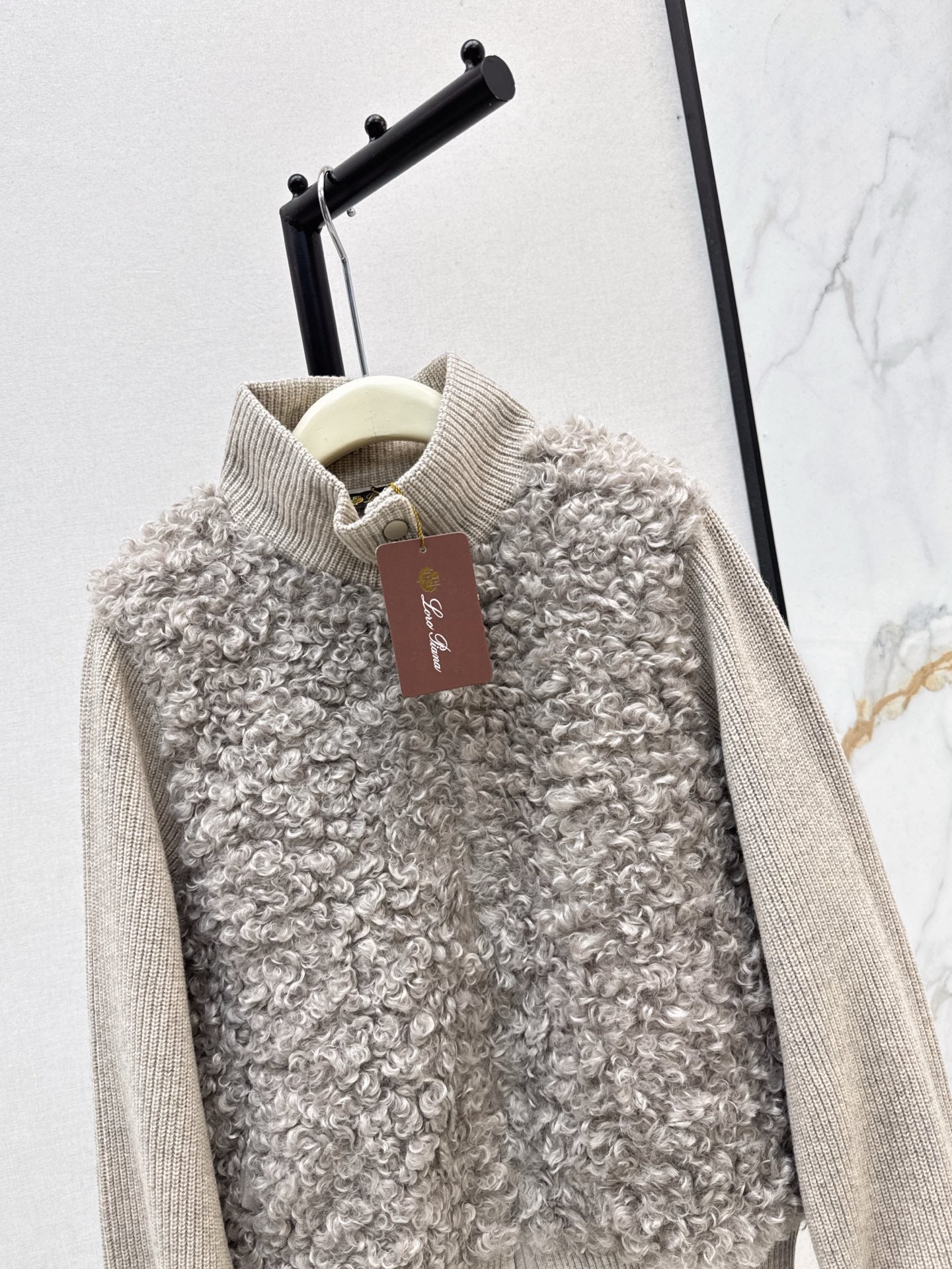 Loro 25fw patchwork jacket