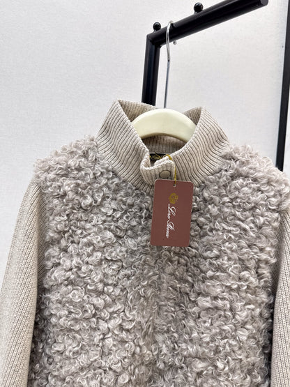 Loro 25fw patchwork jacket