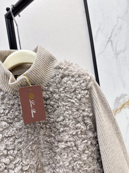 Loro 25fw patchwork jacket