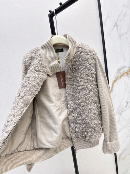Loro 25fw patchwork jacket