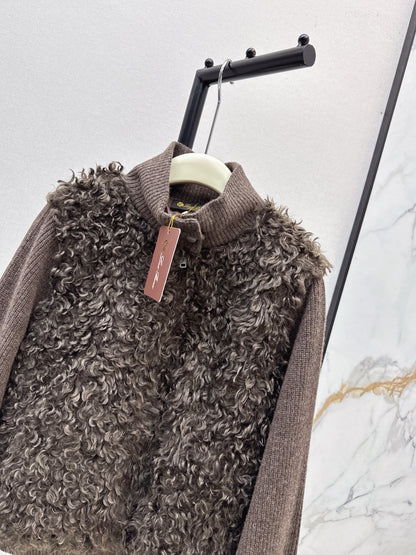 Loro 25fw patchwork jacket