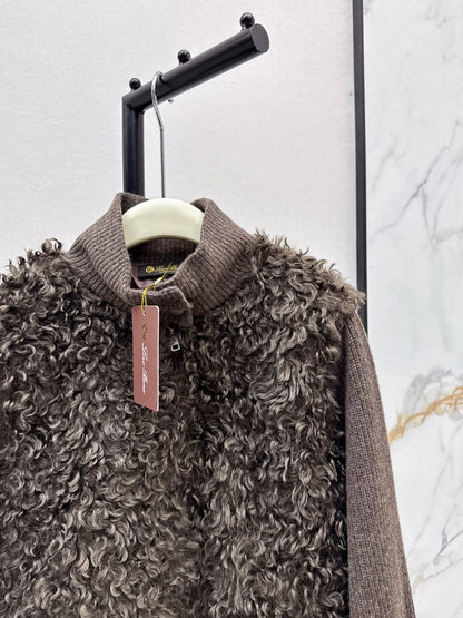 Loro 25fw patchwork jacket