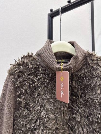 Loro 25fw patchwork jacket