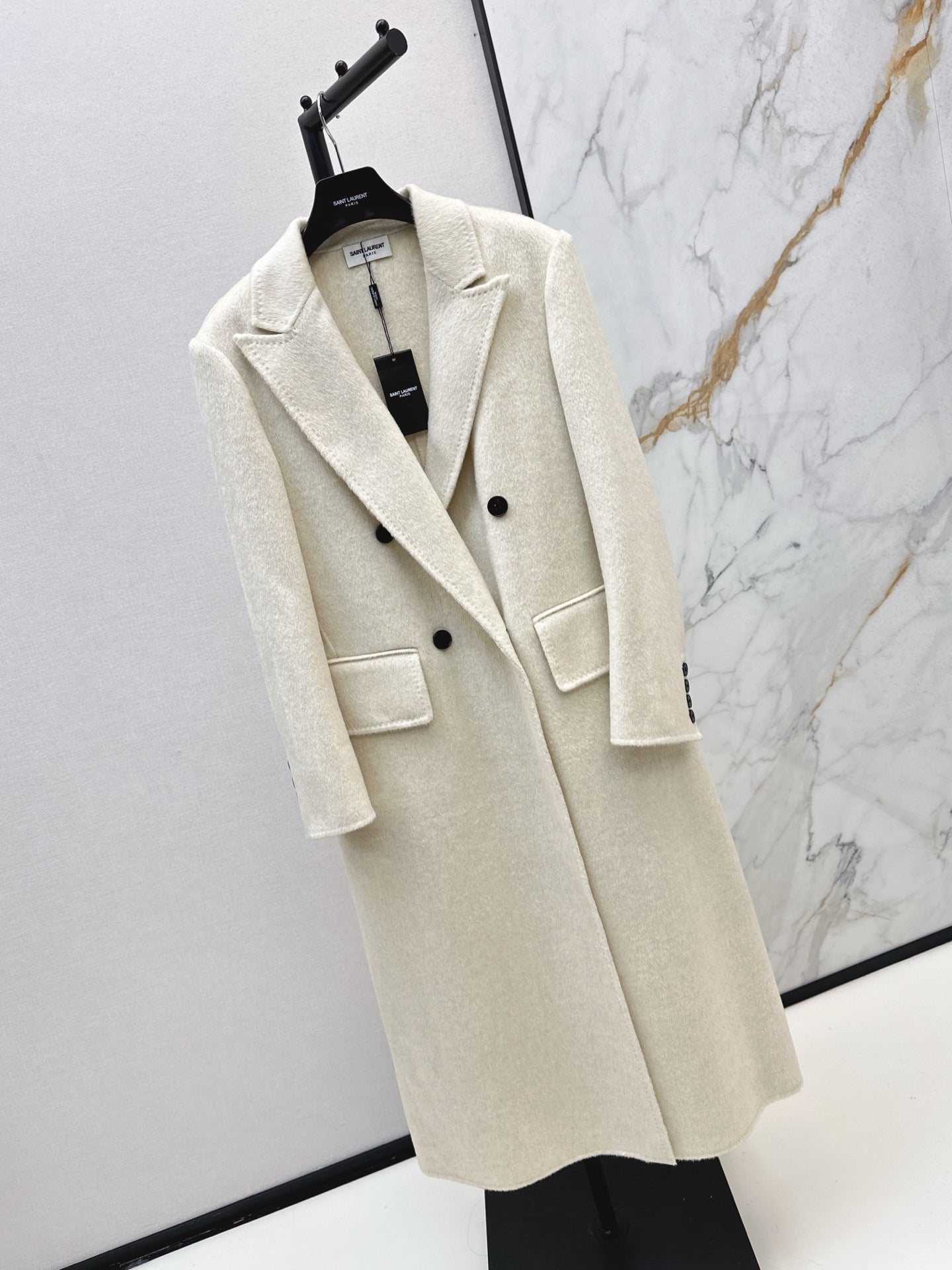 Saint lau 25fw wool coat
