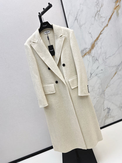 Saint lau 25fw wool coat