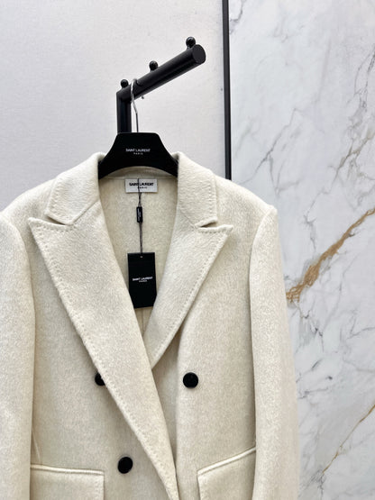 Saint lau 25fw wool coat