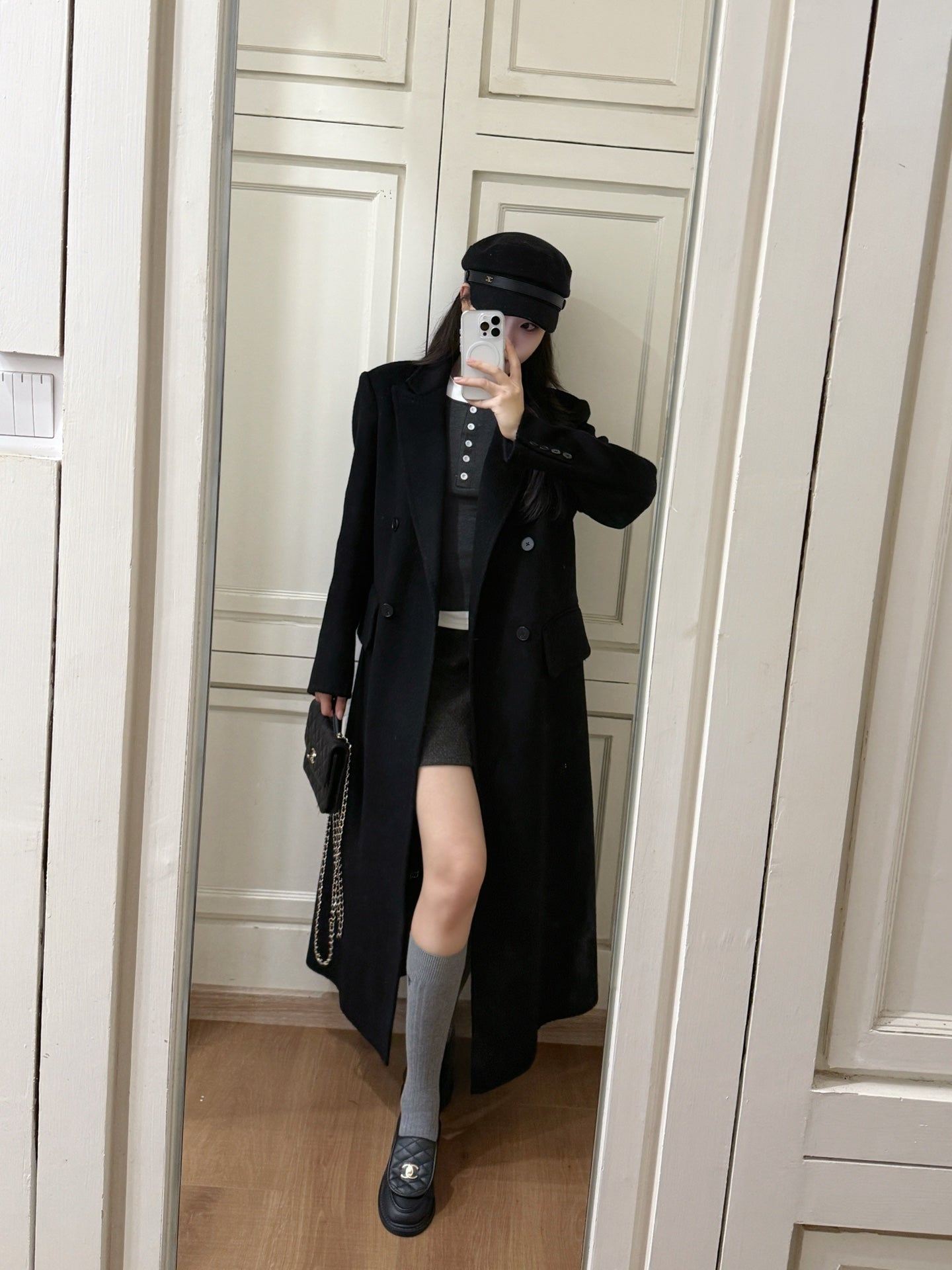 Saint lau 25fw wool coat
