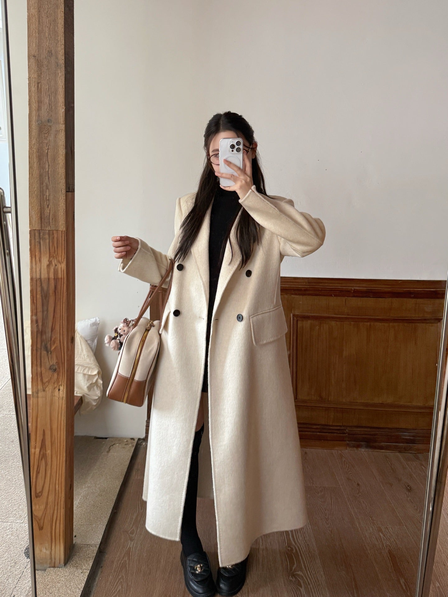 Saint lau 25fw wool coat