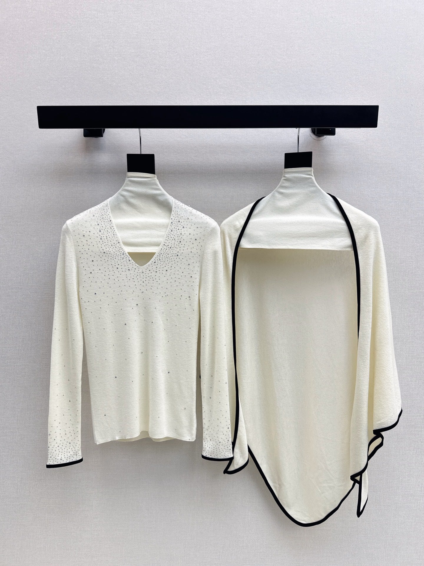 Brun 25fw shawl sweatshirts set