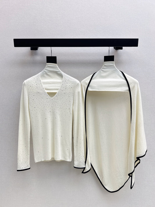 Brun 25fw shawl sweatshirts set