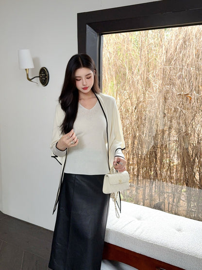 Brun 25fw shawl sweatshirts set