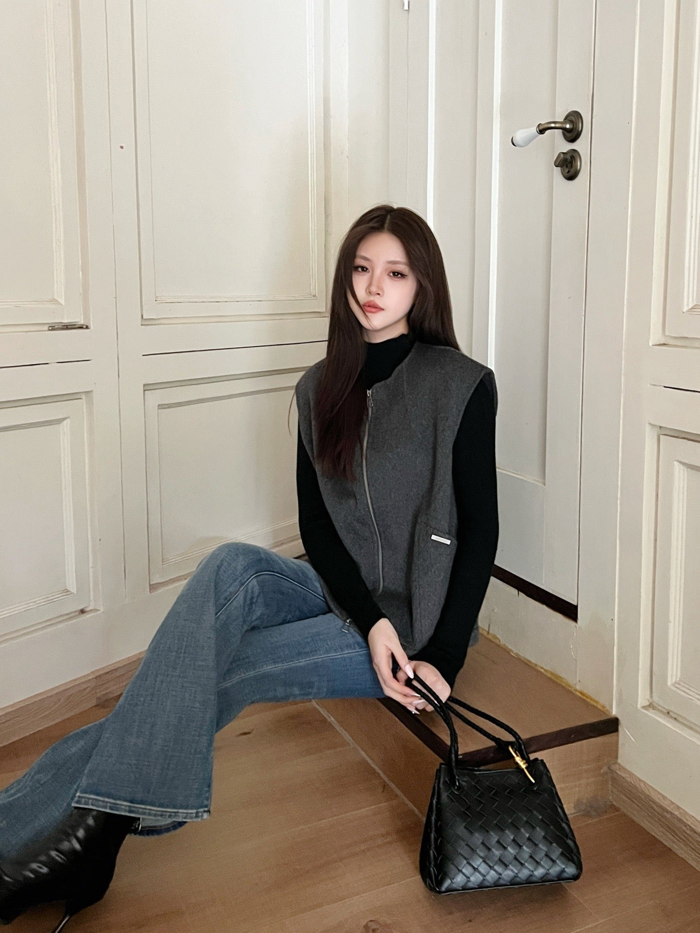 Max 25fw woolen vest