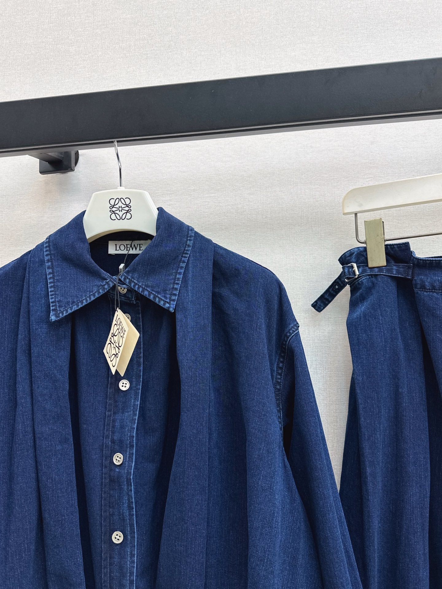 Loe 25fw denim suit