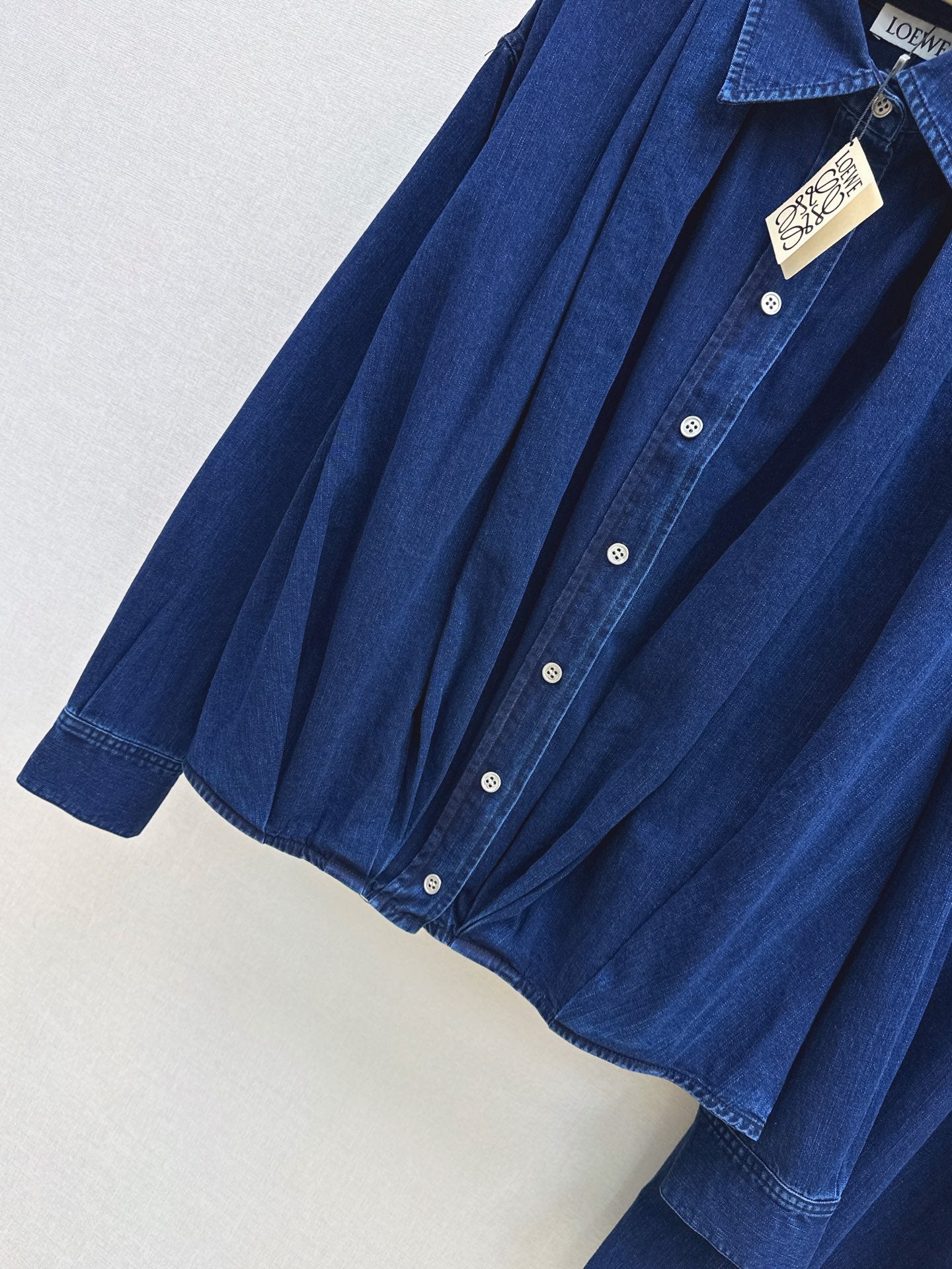 Loe 25fw denim suit
