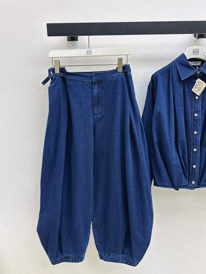 Loe 25fw denim suit