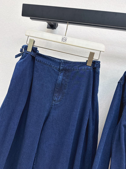 Loe 25fw denim suit