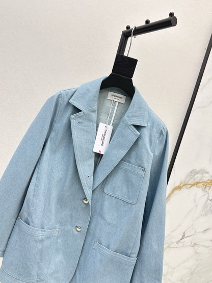 Thom 25fw denim blazer