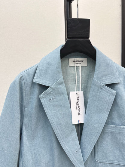 Thom 25fw denim blazer