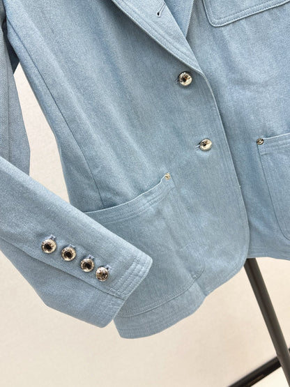 Thom 25fw denim blazer