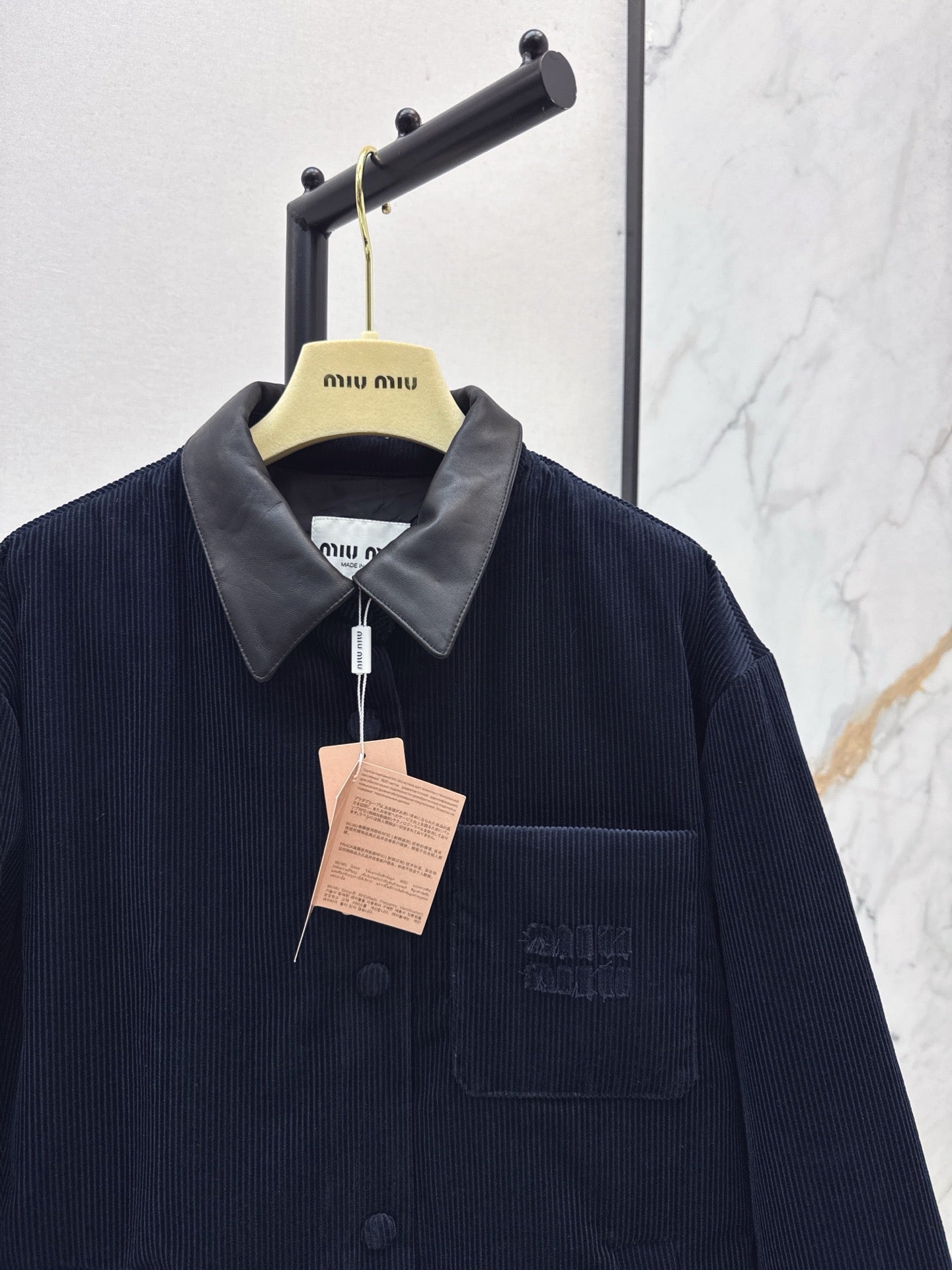 Miu 25fw corduroy down jacket