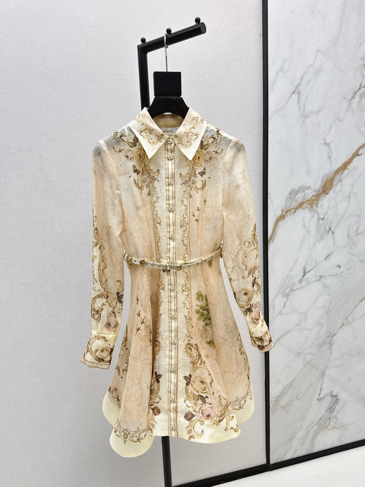 Zimm 25ss print dress