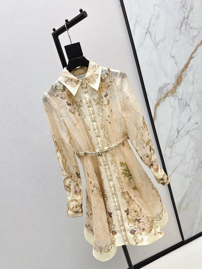Zimm 25ss print dress