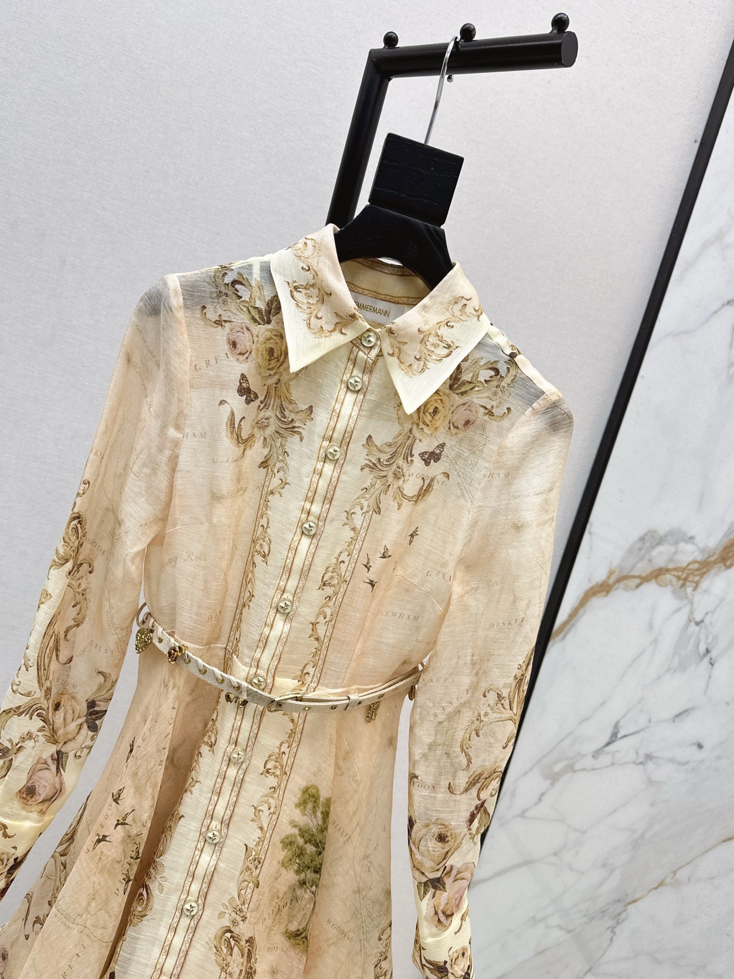 Zimm 25ss print dress