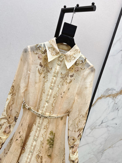 Zimm 25ss print dress