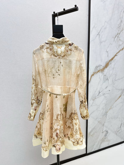 Zimm 25ss print dress