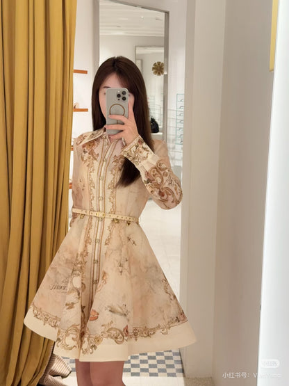 Zimm 25ss print dress
