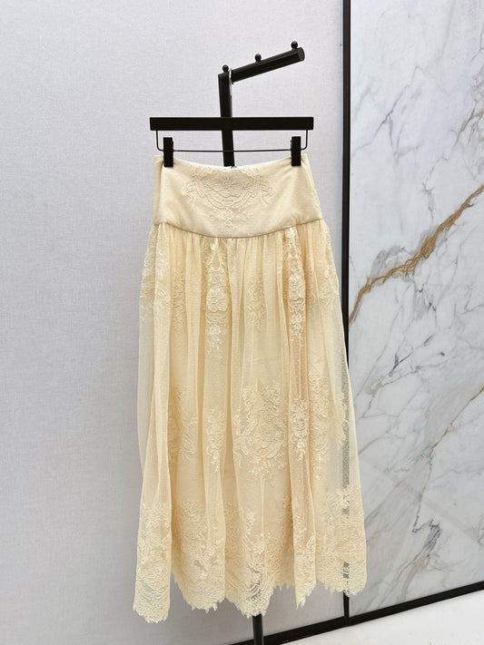 Zimm 25ss lace skirt