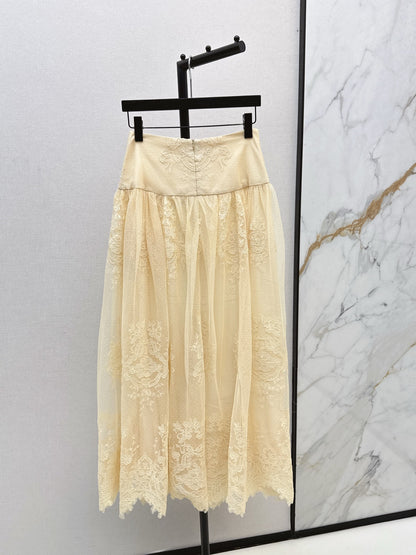 Zimm 25ss lace skirt