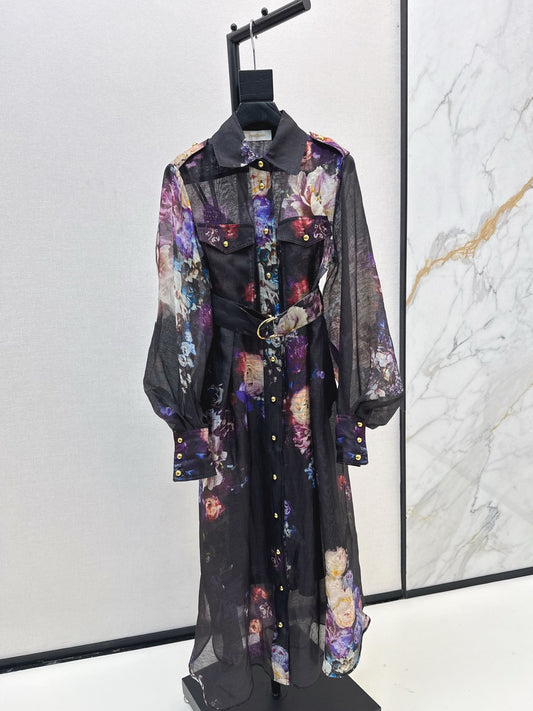 Zimm 25fw print dress