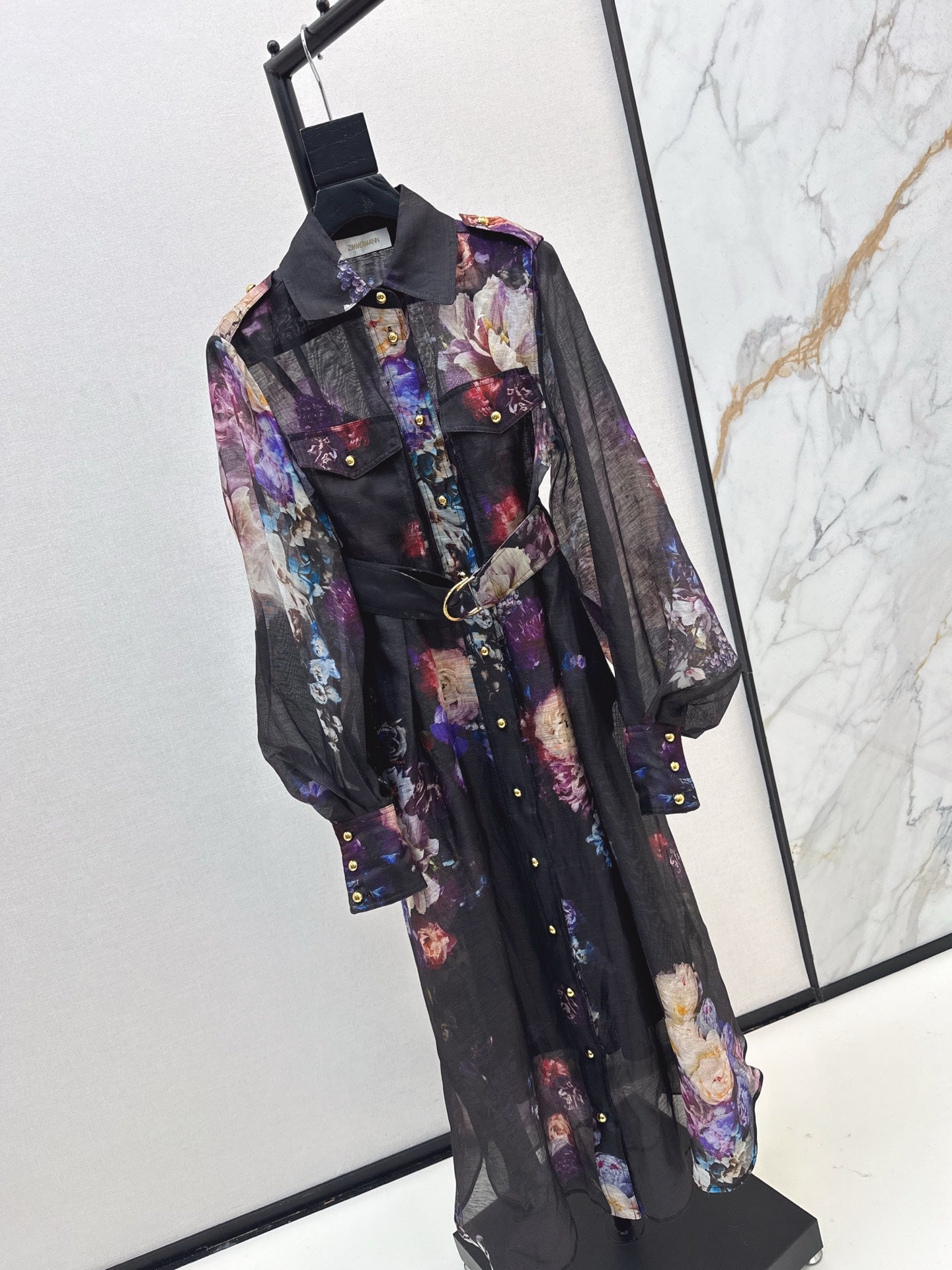 Zimm 25fw print dress
