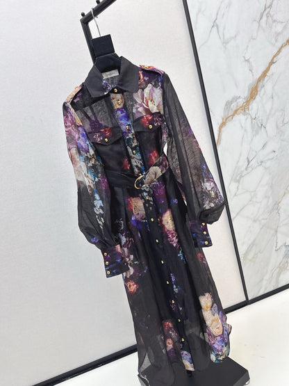 Zimm 25fw print dress