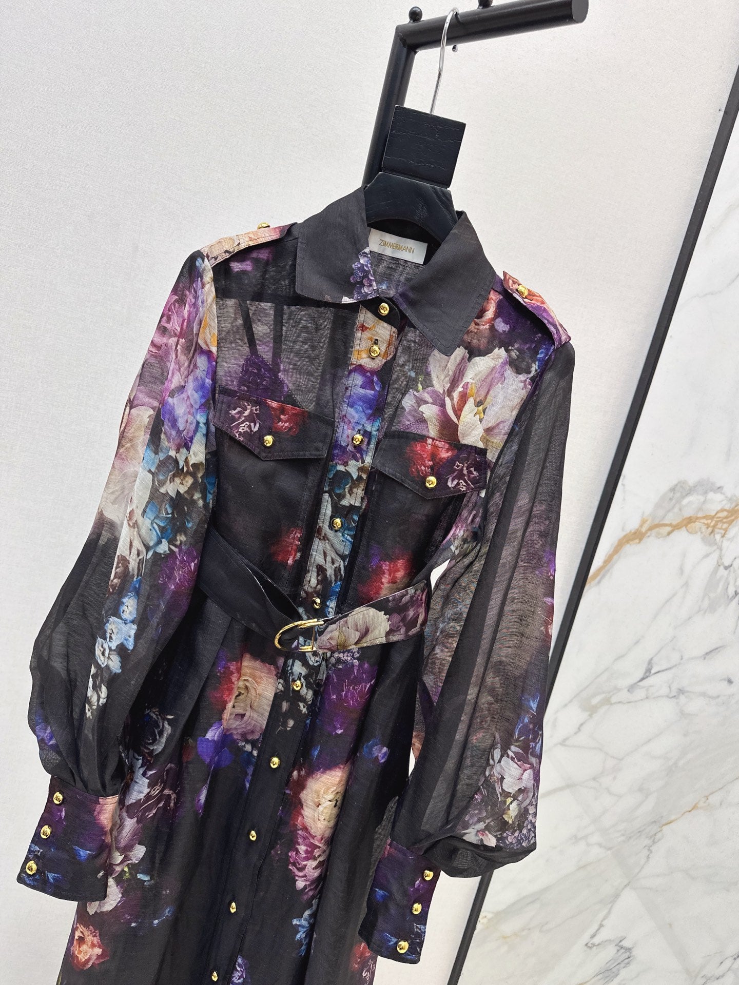 Zimm 25fw print dress