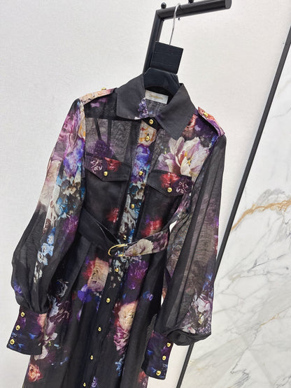 Zimm 25fw print dress