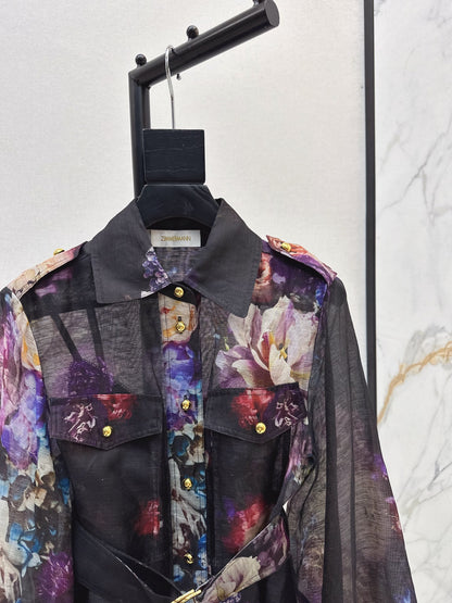 Zimm 25fw print dress