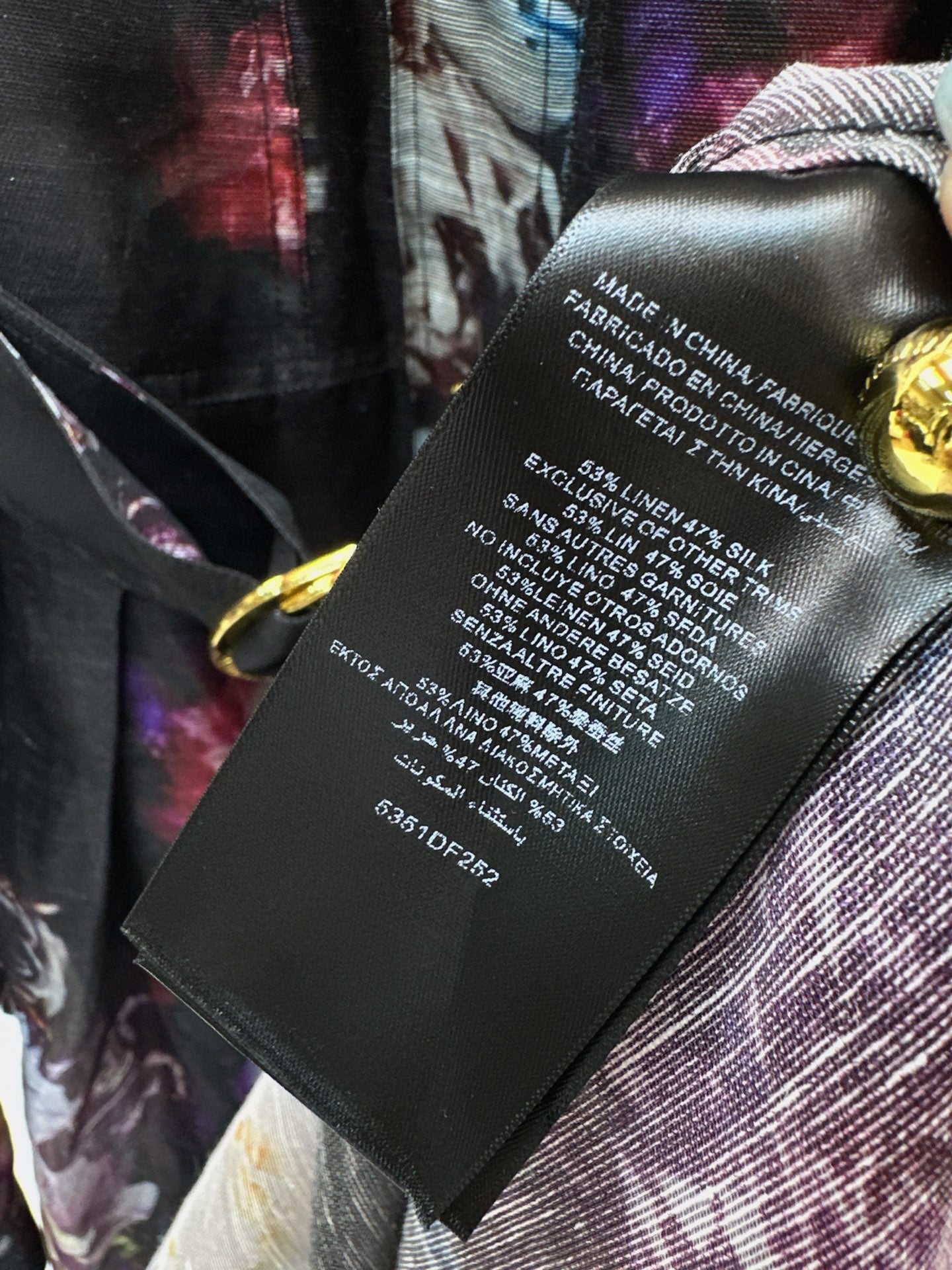 Zimm 25fw print dress